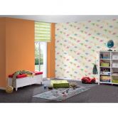 A.S. Création Kinderzimmertapete Little Love Vliestapete mit Dinosauriern bunt, beige, rosa, blaurün 