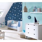 A.S. Création Unitapete Little Love Vliestapete einfarbig blau 