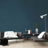 Livingwalls Vliestapete New Walls Unitapete einfarbig blau 
