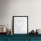 Mustertapete Wohnzimmer Modern Vliestapete Muster Weiß Design Tapete Küche 