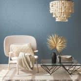 A.S. Création non-woven wallpaper The BOS - modern striped wallpaper blue, silver 
