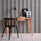 Livingwalls Vliestapete Trendwall Tapete mit Blockstreifen beige, grau, schwarz 
