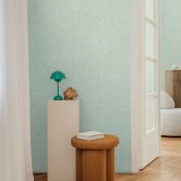 COSMOPOLITAN Uni Tapete Hellgrün Mint - Vliestapete Schlafzimmer Wohnzimmer 