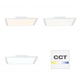 LED Deckenleuchte Aaron, weiß, 39,5 x 39,5 cm, dimmbar 