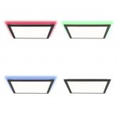 Deckenleuchte Albert, schwarz, 39,6 x 39,6 cm, LED Panel, dimmbar 