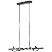 Pendelleuchte Alexander, schwarz, 150 x 95,5 cm, Pendellampe 