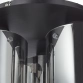 Deckenleuchte Benett, braun, Ø 35 cm, Glas Deckenleuchte 