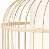 Pendelleuchte Charlie, braun, 150 x 40 cm, Bambus Pendellampe 