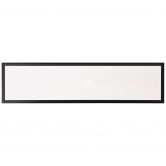 Deckenleuchte Clara, schwarz, 100 x 25 cm, Metall LED Deckenleuchte, Neutralweiß 