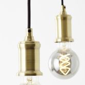 Pendelleuchte Emmanuel, schwarz, 133 x 34,8 cm, Metall Pendel-lampe, dimmbar 