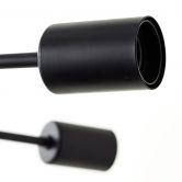 Pendelleuchte Fiete, schwarz, 90,5 x 140 cm, Metall Pendelleuchte 