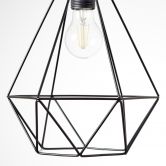 Pendelleuchte Fine, braun, 110 x 25 cm, Holz Pendellampe 