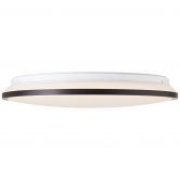 LED-Deckenleuchte Iva, schwarz, ⌀39,5 cm, Deckenlampe mit LED, dimmbar 