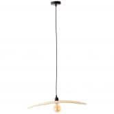 Bambus Pendelleuchte Jonte, braun,  ⌀ 60 cm, Pendellampe 