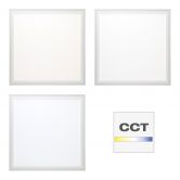 Deckenleuchte Klaas, weiß, 5 x 60 cm, Metall LED Panel, dimmbar 