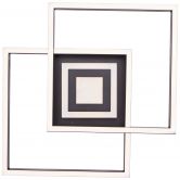 Deckenleuchte Linda, schwarz, 3, 6,5 x 40 cm, Metall Innenleuchte 