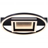Deckenleuchte Marlies, schwarz, 6 x 37 cm, Metall Glitzereffekt 