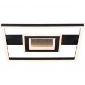 Deckenleuchte Marlies, schwarz, 5 x 37,5 cm, Metall Glitzereffekt 