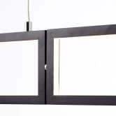 Pendelleuchte Mats, schwarz, 120 x 80,5 cm, Pendellampe 