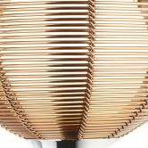 Wandleuchte Maxime, braun, 29,5 x 16 cm, Glas Wandlampe, dimmbar 