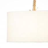 Pendelleuchte Milan, braun, 120 x 70,5 cm, Textil Pendelleuchte 