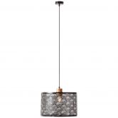 Pendelleuchte Moritz, braun, 120 x 39 cm, Bambus Deckenleuchte 