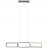 Pendelleuchte Sia, metallic, 150 x 80,5 cm, Metall Pendellampe, dimmbar 