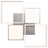 Deckenleuchte Yara, metallic, 6 x 51 cm, Metall Deckenlampe, dimmbar 
