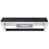 Deckenleuchte Aras, braun, 27,5 x 29,5 cm, Metall Lampe 