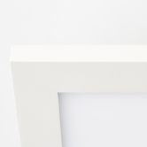 Aufbaupaneel Constantin, weiß, 29,5 x 29,5 cm, Metall Led panel, dimmbar 