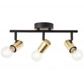 Deckenleuchte Karl, gold, 35,5 x 14,5 cm, Metall Lampe 