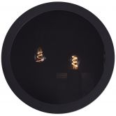 Deckenleuchte Miriam, schwarz, Ø 31 cm, Metall Moderne Deckenlampe 