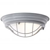 Wand- und Deckenleuchte Sina, grau, 10 x 29 cm, Metall Deckenlampe, dimmbar 