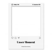 Fotorahmen Selfie-Design im Social Media Look - personalisierbar 