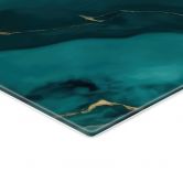 Gold and jade marble river stove top - Alpenglow Workshop 