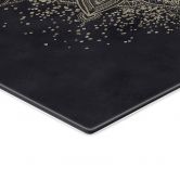 Herdabdeckplatte Elegantes Mandala in Schwarz-Gold - Bloomery Decor 