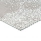 Kogeplade Blid mandala på grå-beige - Bloomery Decor 