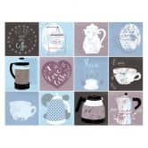 Tile stickers Loske – Coffee Time  