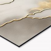 Küchenrückwand Abstrakte Landschaft mit Metallicfarben - Alma 