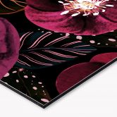 Küchenrückwand Florale Blütenpracht in Purpurtönen - Anis Illustration 