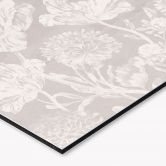 Florale Küchenrückwand Wildblumen in Kreide-Optik Beige - Bloomery Decor 