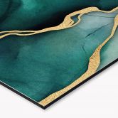 Køkken backsplash Marmor i guld-grønt - Haase 