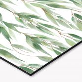 Küchenrückwand Zweige mit grünen Blättern - UN Designs 