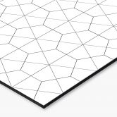 Küchenrückwand Hexagone 