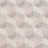 Livingwalls 3D Tapete Titanium 3 Vliestapete geometrisch beige, creme 