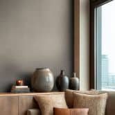 Non-woven wallpaper plain textured wallpaper gray plain living room bedroom hallway kitchen dining room office 