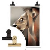 Poster Braun - Lion 