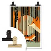 Poster Braun - Midnight Foxes 