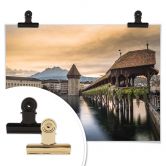 Poster Huber - Old Town Lucerne 