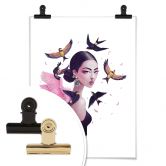Poster Korenkova - Boho Girl 1 